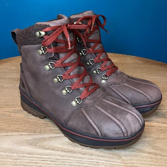 The North Face Ballard Duck Boots Waterproof Insulated Winter Brown Men’s 10 - Picture 1 of 10